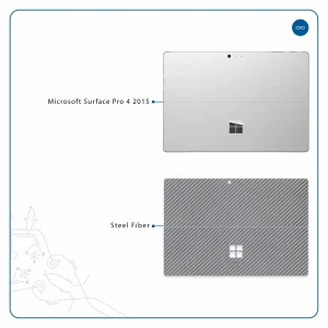 برچسب پوششی ماهوت مدل Steel-Fiber مناسب برای تبلت مایکروسافت Surface Pro 4 2015