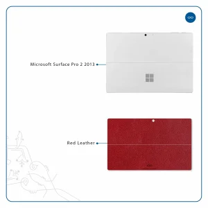 برچسب پوششی ماهوت مدل Red-Leather مناسب برای تبلت مایکروسافت Surface Pro 2 2013