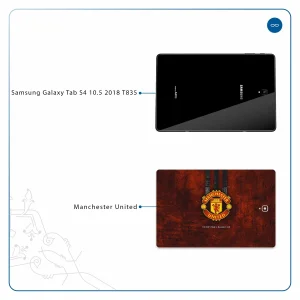برچسب پوششی ماهوت مدل Manchester-United مناسب برای تبلت سامسونگ Galaxy Tab S4 10.5 2018 T835