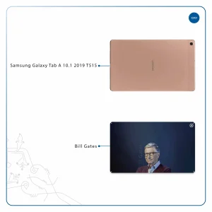 برچسب پوششی ماهوت مدل Bill Gates مناسب برای تبلت سامسونگ Galaxy Tab A 10.1 2019 T515