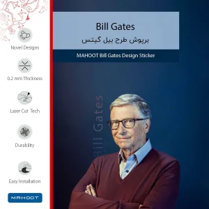 برچسب پوششی ماهوت مدل Bill Gates مناسب برای تبلت سامسونگ Galaxy Tab A 10.1 2019 T515