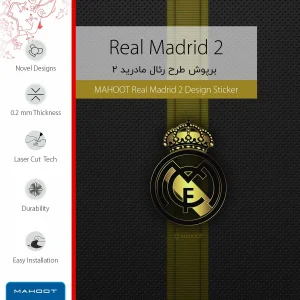 برچسب پوششی ماهوت مدل Real-Madrid-2 مناسب برای تبلت سامسونگ Galaxy Tab A 10.1 2016 T585