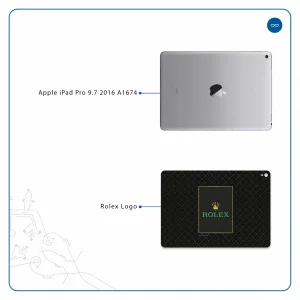 برچسب پوششی ماهوت مدل Rolex-Logo مناسب برای تبلت اپل iPad Pro 9.7 2016 A1674