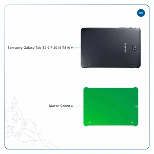 برچسب پوششی ماهوت مدل Matte-Green مناسب برای تبلت سامسونگ Galaxy Tab S2 9.7 2015 T810