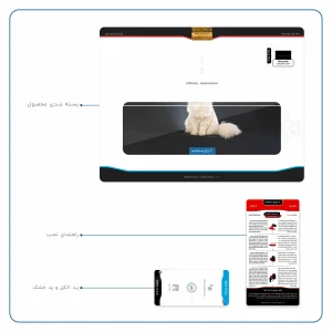 برچسب پوششی ماهوت مدل Persian cat مناسب برای تبلت مایکروسافت Surface Pro 3 2014