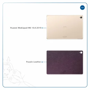 برچسب پوششی ماهوت مدل Purple-Leather مناسب برای تبلت هوآوی Mediapad M6 10.8 2019