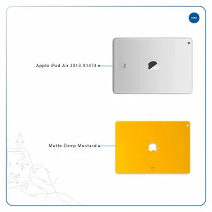 برچسب پوششی ماهوت مدل Matte-Deep-Mustard مناسب برای تبلت اپل iPad Air 2013 A1474