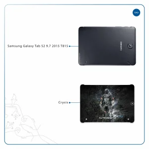 برچسب پوششی ماهوت مدل Crysis مناسب برای تبلت سامسونگ Galaxy Tab S2 9.7 2015 T815