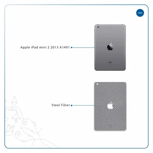 برچسب پوششی ماهوت مدل Steel-Fiber مناسب برای تبلت اپل iPad mini 2 2013 A1491