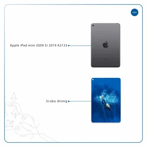 برچسب پوششی ماهوت مدل Scuba Diving مناسب برای تبلت اپل iPad mini (GEN 5) 2019 A2133