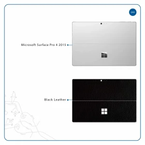 برچسب پوششی ماهوت مدل Black-Leather مناسب برای تبلت مایکروسافت Surface Pro 4 2015