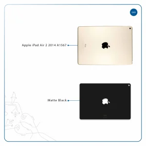 برچسب پوششی ماهوت مدل Matte-Black مناسب برای تبلت اپل iPad Air 2 2014 A1567