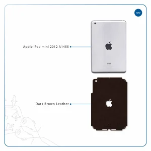 برچسب پوششی ماهوت مدل Dark-Brown-Leather مناسب برای تبلت اپل iPad mini 2012 A1455