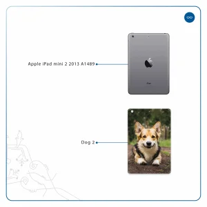 برچسب پوششی ماهوت مدل Dog-2 مناسب برای تبلت اپل iPad mini 2 2013 A1489