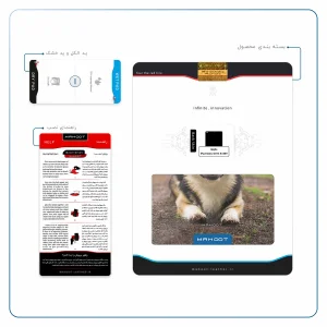 برچسب پوششی ماهوت مدل Dog-2 مناسب برای تبلت اپل iPad mini 2 2013 A1489