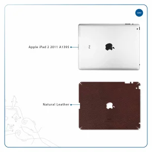 برچسب پوششی ماهوت مدل Natural-Leather مناسب برای تبلت اپل iPad 2 2011 A1395