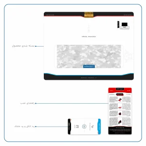 برچسب پوششی ماهوت مدل Army-Snow-Pixel مناسب برای تبلت اپل iPad Pro 9.7 2016 A1674