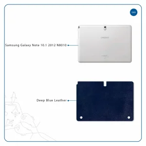 برچسب پوششی ماهوت مدل Deep-Blue-Leather مناسب برای تبلت سامسونگ Galaxy Note 10.1 2012 N8010