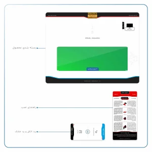 برچسب پوششی ماهوت مدل Matte-Green مناسب برای تبلت اچ تی سی Nexus 9 2014
