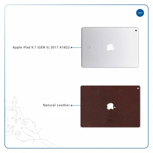 برچسب پوششی ماهوت مدل Natural-Leather مناسب برای تبلت اپل iPad 9.7 (GEN 5) 2017 A1822
