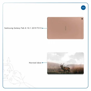 برچسب پوششی ماهوت مدل Horned Deer مناسب برای تبلت سامسونگ Galaxy Tab A 10.1 2019 T515