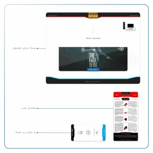 برچسب پوششی ماهوت مدل The Last of Us مناسب برای تبلت سامسونگ Galaxy Tab S3 9.7 2017 T820
