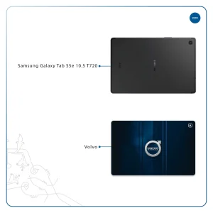 برچسب پوششی ماهوت مدل Volvo مناسب برای تبلت سامسونگ Galaxy Tab S5e 10.5 2019 T720