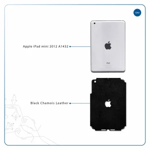 برچسب پوششی ماهوت مدل Black-Chamois-Leather مناسب برای تبلت اپل iPad mini 2012 A1432
