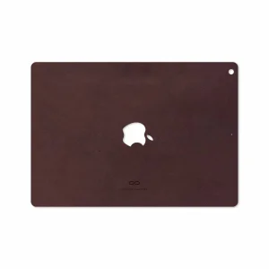 برچسب پوششی ماهوت مدل Matte-Dark-Brown-Leather مناسب برای تبلت اپل iPad 9.7 (GEN 5) 2017 A1822