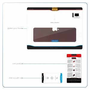 برچسب پوششی ماهوت مدل Matte-Dark-Brown-Leather مناسب برای تبلت اپل iPad 9.7 (GEN 5) 2017 A1822