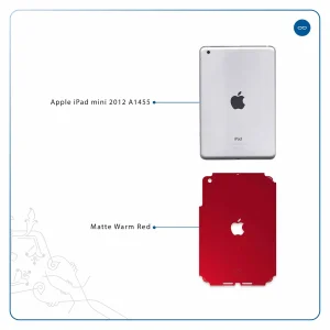 برچسب پوششی ماهوت مدل Matte-Warm-Red مناسب برای تبلت اپل iPad mini 2012 A1455