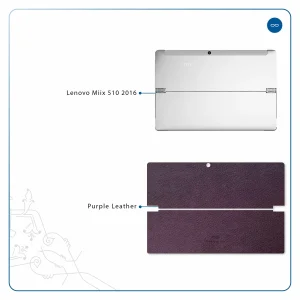 برچسب پوششی ماهوت مدل Purple-Leather مناسب برای تبلت لنوو Miix 510 2016