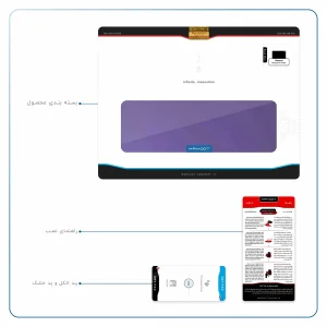 برچسب پوششی ماهوت مدل Matte-BlueBerry مناسب برای تبلت هوآوی Matepad 10.4 2020 BAH3-L09