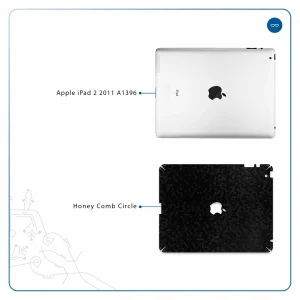 برچسب پوششی ماهوت مدل Honey-Comb-Circle مناسب برای تبلت اپل iPad 2 2011 A1396