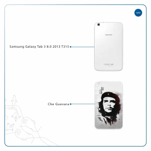 برچسب پوششی ماهوت مدل Che-Guevara مناسب برای تبلت سامسونگ Galaxy Tab 3 8.0 2013 T315