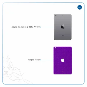 برچسب پوششی ماهوت مدل Purple-Fiber مناسب برای تبلت اپل iPad mini 2 2013 A1489