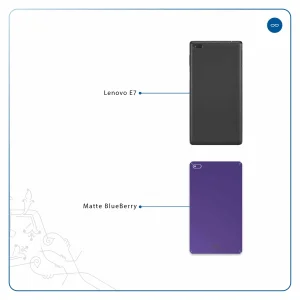 برچسب پوششی ماهوت مدل Matte-BlueBerry مناسب برای تبلت لنوو E7