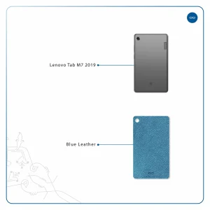 برچسب پوششی ماهوت مدل Blue-Leather مناسب برای تبلت لنوو Tab M7 2019