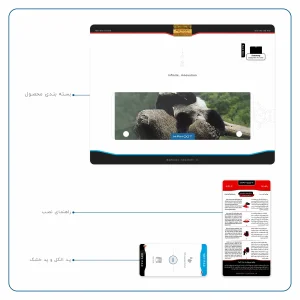 برچسب پوششی ماهوت مدل Panda مناسب برای تبلت سامسونگ Galaxy Note 10.1 2012 N8010