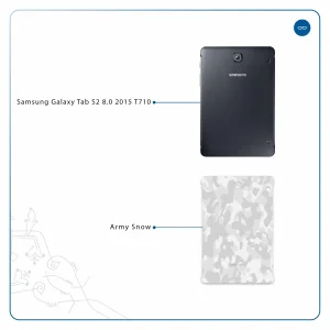 برچسب پوششی ماهوت مدل Army-Snow مناسب برای تبلت سامسونگ Galaxy Tab S2 8.0 2015 T710