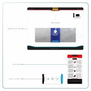 برچسب پوششی ماهوت مدل Tottenham Hotspur FC مناسب برای تبلت سامسونگ Galaxy Tab S3 9.7 2017 T825