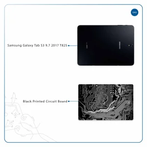 برچسب پوششی ماهوت مدل Black Printed Circuit Board مناسب برای تبلت سامسونگ Galaxy Tab S3 9.7 2017 T825
