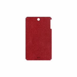برچسب پوششی ماهوت مدل Red-Leather مناسب برای تبلت لنوو A7-50 A3500 2014