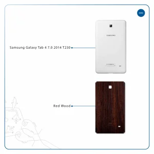 برچسب پوششی ماهوت مدل Red-Wood مناسب برای تبلت سامسونگ Galaxy Tab 4 7.0 2014 T230