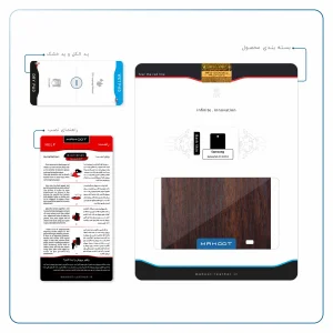 برچسب پوششی ماهوت مدل Red-Wood مناسب برای تبلت سامسونگ Galaxy Tab 4 7.0 2014 T230