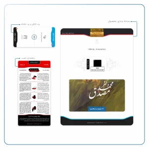 برچسب پوششی ماهوت مدل Dr-Mosadeq مناسب برای تبلت اپل iPad mini 2 2013 A1489