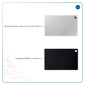 برچسب پوششی ماهوت مدل Graphite Buffalo Leather مناسب برای تبلت سامسونگ Galaxy Tab A7 10.4 LTE 2020 T505