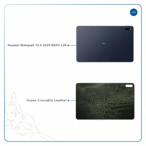 برچسب پوششی ماهوت مدل Green-Crocodile-Leather مناسب برای تبلت هوآوی Matepad 10.4 2020 BAH3-L09