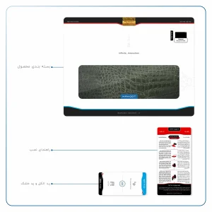 برچسب پوششی ماهوت مدل Green-Crocodile-Leather مناسب برای تبلت هوآوی Matepad 10.4 2020 BAH3-L09