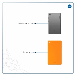 برچسب پوششی ماهوت مدل Matte-Orange مناسب برای تبلت لنوو Tab M7 2019